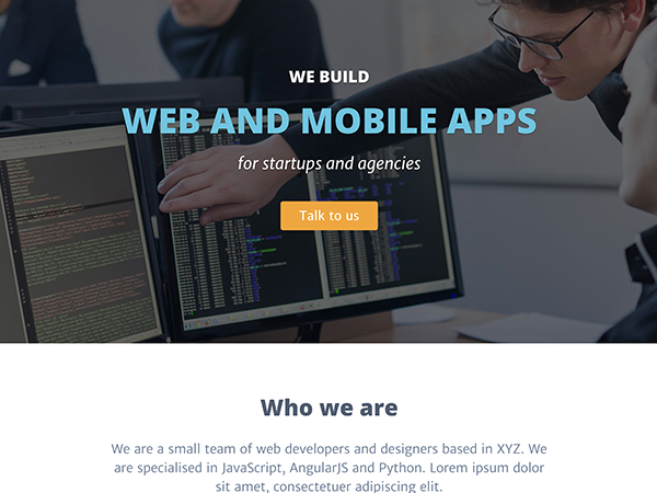 DevStudio - WebDev Agency Template